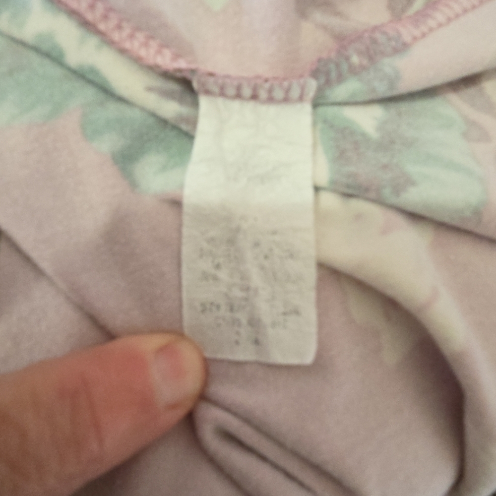 Reborn J The Plus Tunic Top Blouse Pink Floral 2X - Picture 7 of 7